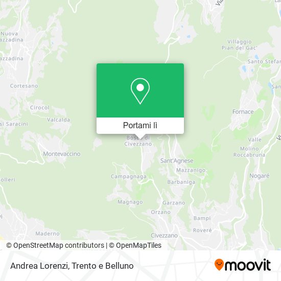 Mappa Andrea Lorenzi