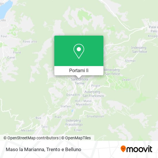 Mappa Maso la Marianna