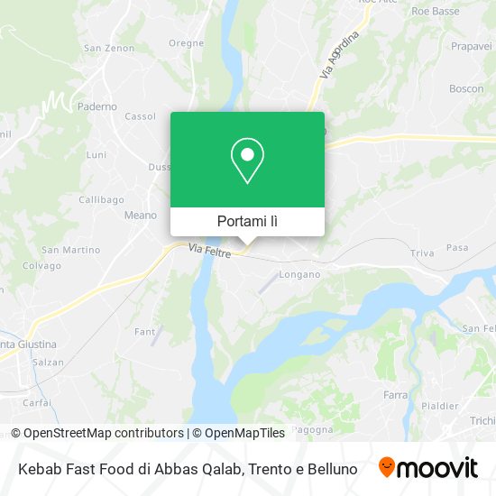 Mappa Kebab Fast Food di Abbas Qalab
