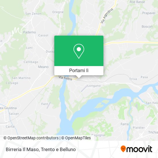 Mappa Birreria Il Maso