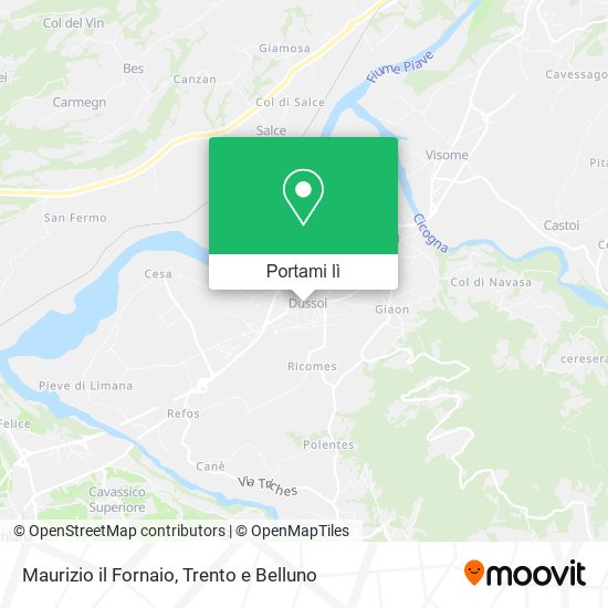 Mappa Maurizio il Fornaio