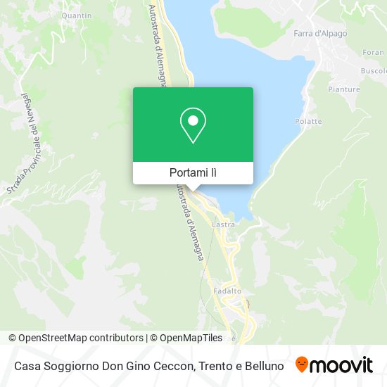Mappa Casa Soggiorno Don Gino Ceccon