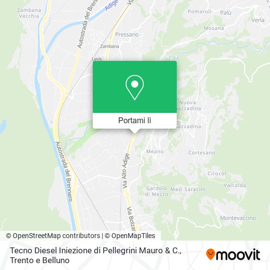 Mappa Tecno Diesel Iniezione di Pellegrini Mauro & C.