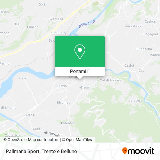 Mappa Palimana Sport