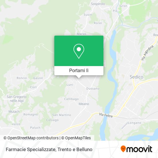 Mappa Farmacie Specializzate