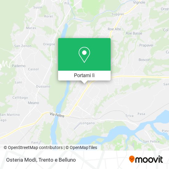 Mappa Osteria Modì