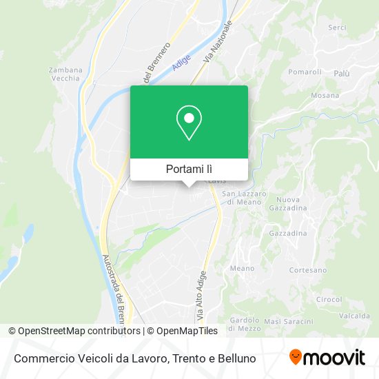 Mappa Commercio Veicoli da Lavoro