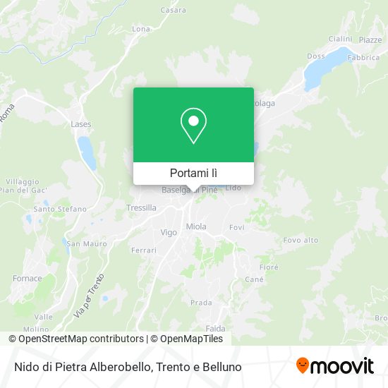 Mappa Nido di Pietra Alberobello