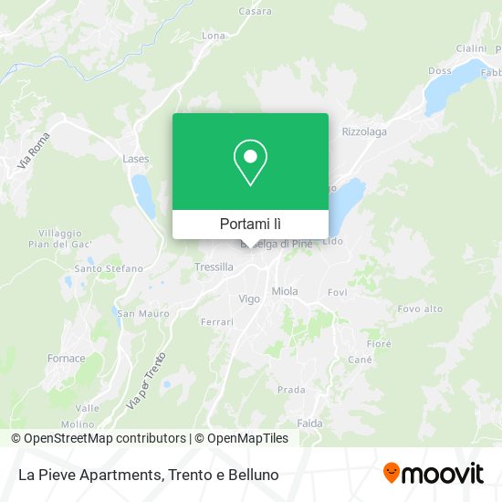 Mappa La Pieve Apartments