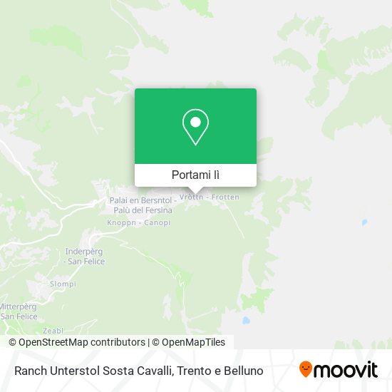 Mappa Ranch Unterstol Sosta Cavalli