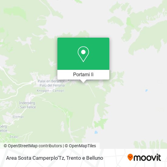 Mappa Area Sosta Camperplo'Tz