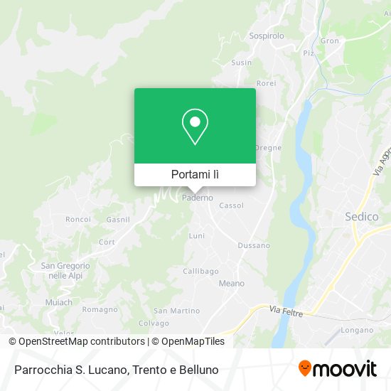 Mappa Parrocchia S. Lucano
