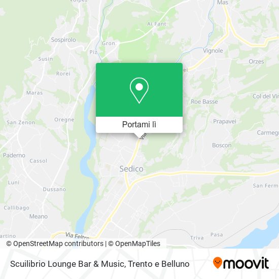 Mappa Scuilibrio Lounge Bar & Music