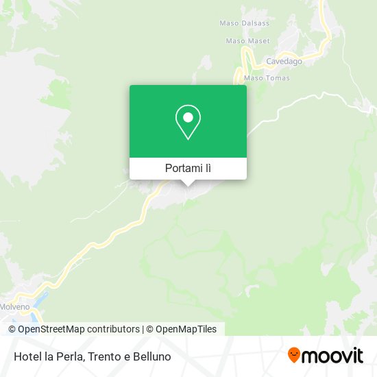 Mappa Hotel la Perla