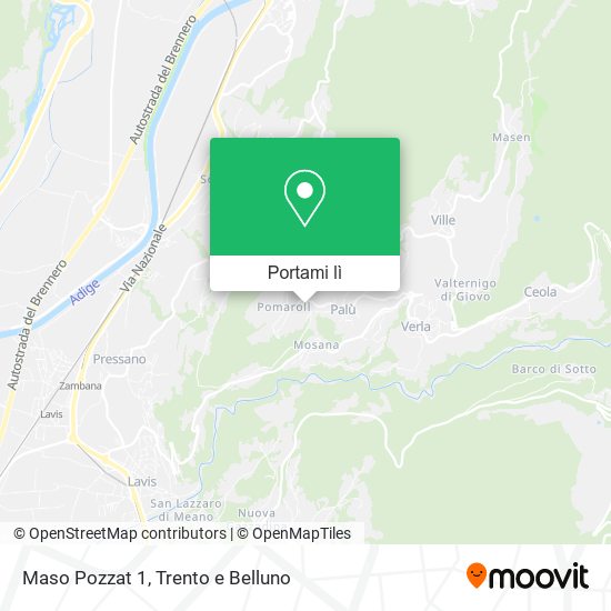 Mappa Maso Pozzat 1