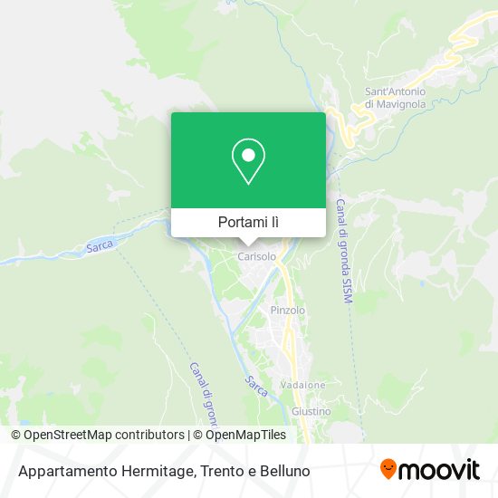 Mappa Appartamento Hermitage