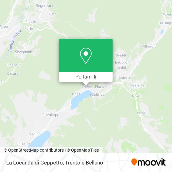 Mappa La Locanda di Geppetto