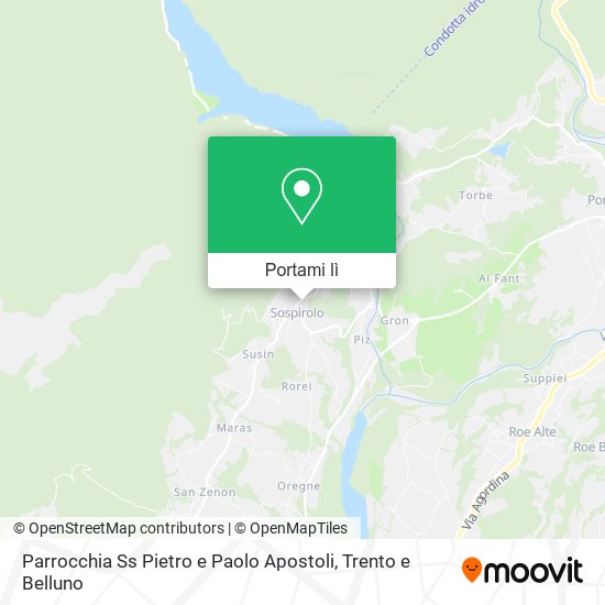 Mappa Parrocchia Ss Pietro e Paolo Apostoli