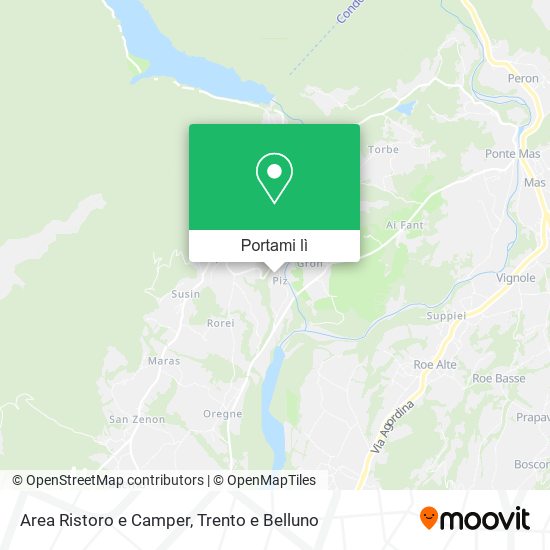 Mappa Area Ristoro e Camper