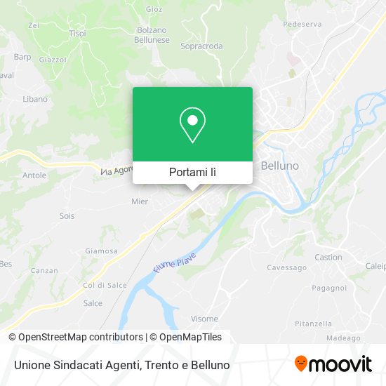 Mappa Unione Sindacati Agenti
