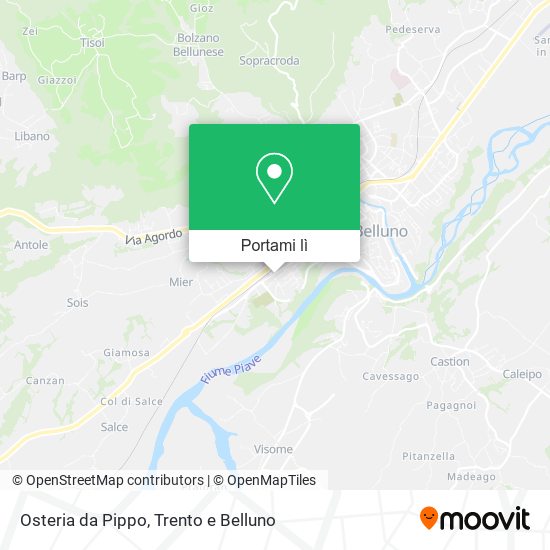 Mappa Osteria da Pippo