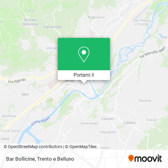 Mappa Bar Bollicine