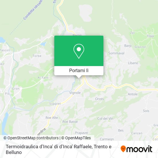 Mappa Termoidraulica d'Inca' di d'Inca' Raffaele