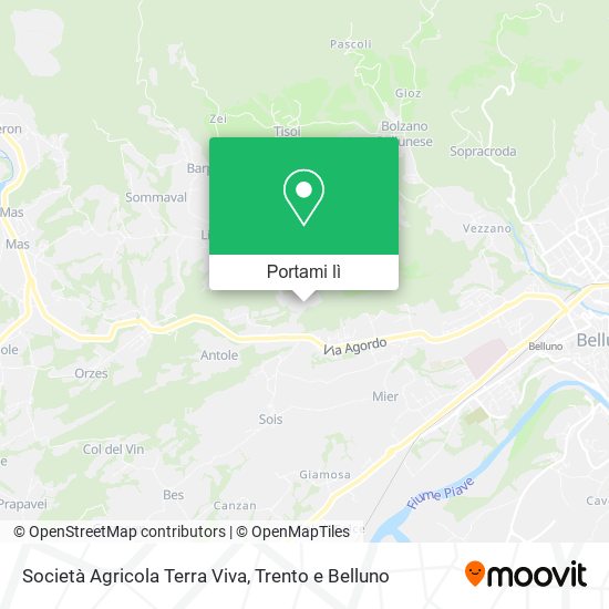 Mappa Società Agricola Terra Viva