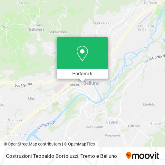 Mappa Costruzioni Teobaldo Bortoluzzi