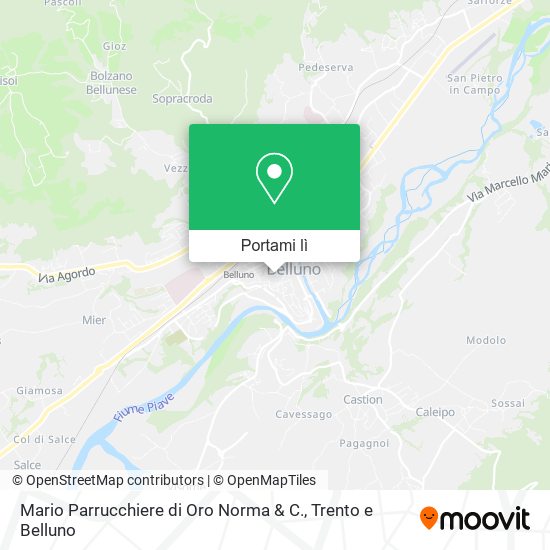 Mappa Mario Parrucchiere di Oro Norma & C.