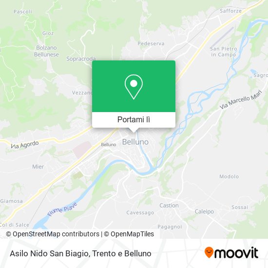 Mappa Asilo Nido San Biagio
