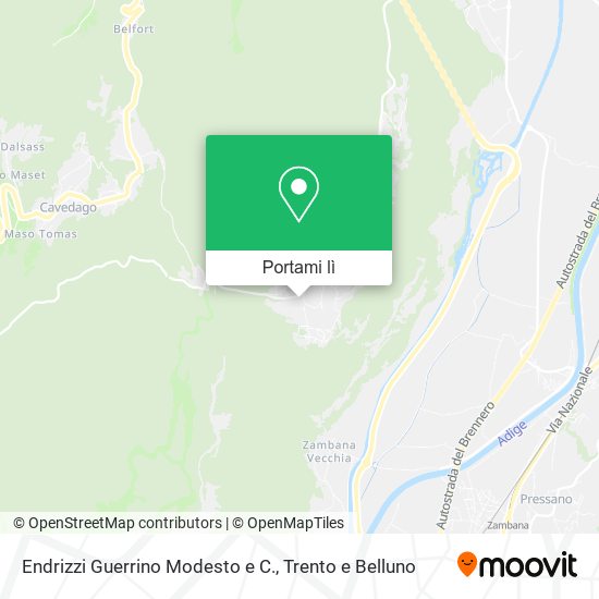 Mappa Endrizzi Guerrino Modesto e C.