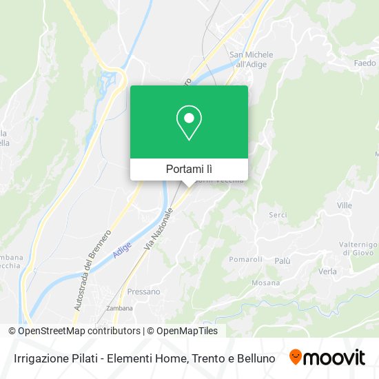 Mappa Irrigazione Pilati - Elementi Home