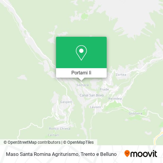 Mappa Maso Santa Romina Agriturismo