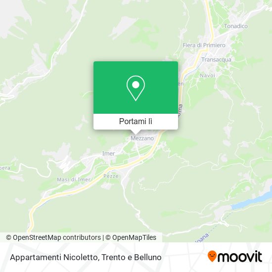 Mappa Appartamenti Nicoletto