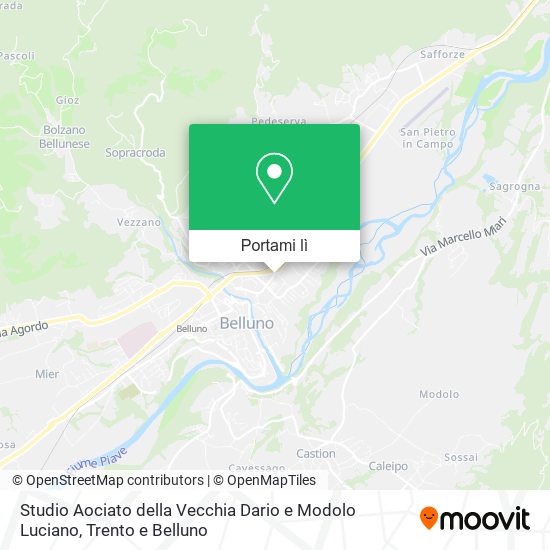 Mappa Studio Aociato della Vecchia Dario e Modolo Luciano
