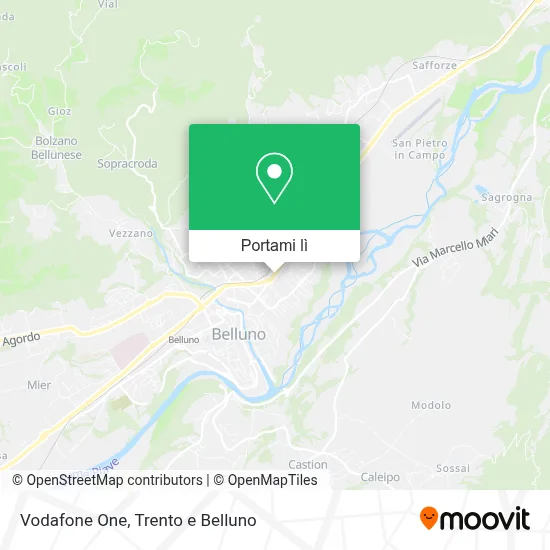 Mappa Vodafone One