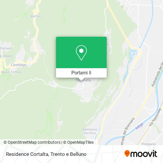Mappa Residence Cortalta