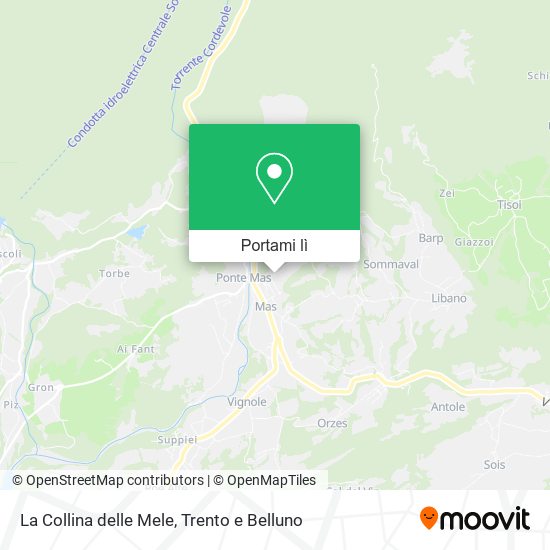Mappa La Collina delle Mele