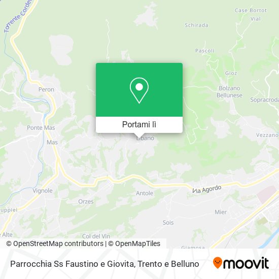 Mappa Parrocchia Ss Faustino e Giovita