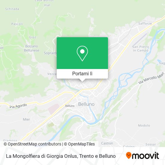 Mappa La Mongolfiera di Giorgia Onlus
