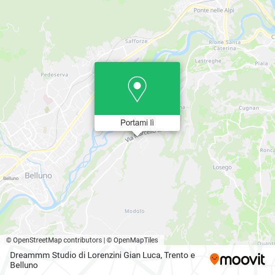 Mappa Dreammm Studio di Lorenzini Gian Luca