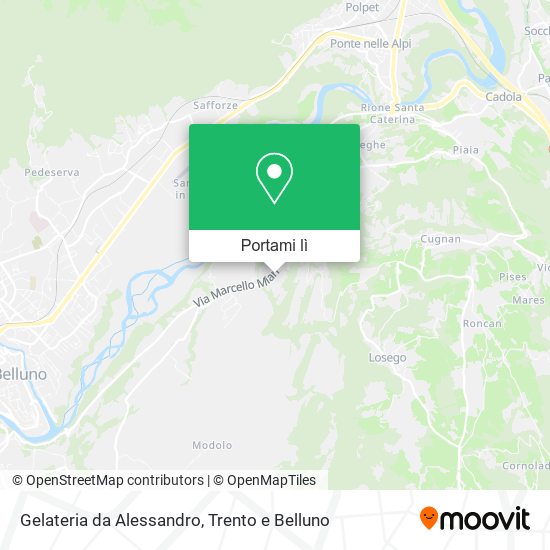 Mappa Gelateria da Alessandro