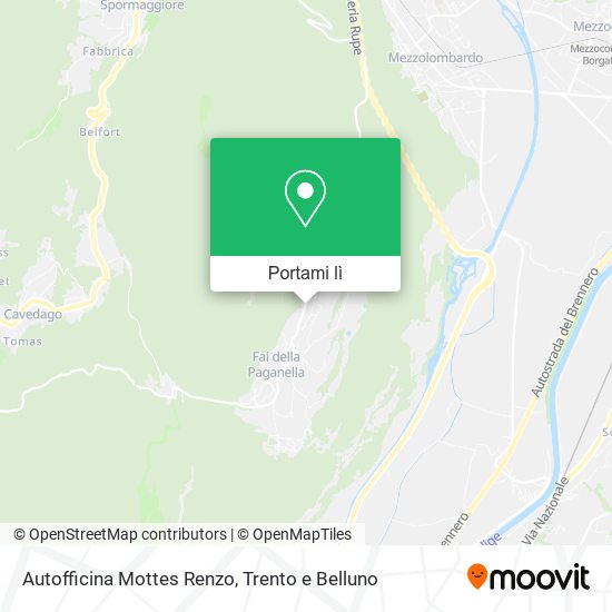 Mappa Autofficina Mottes Renzo