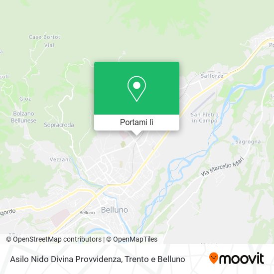 Mappa Asilo Nido Divina Provvidenza