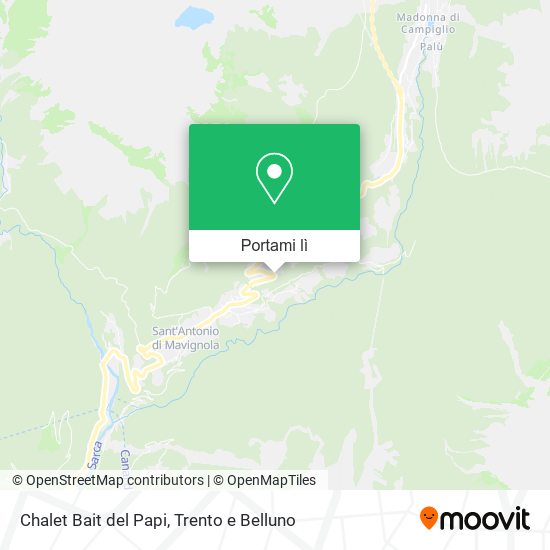 Mappa Chalet Bait del Papi
