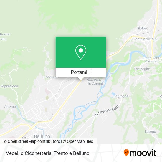Mappa Vecellio Cicchetteria