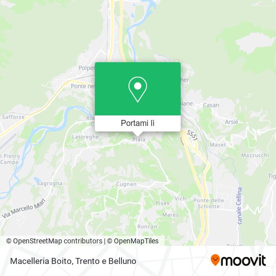 Mappa Macelleria Boito