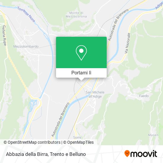 Mappa Abbazia della Birra