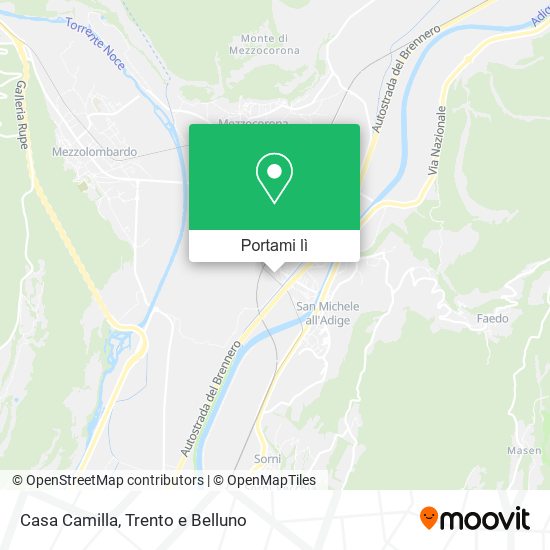 Mappa Casa Camilla